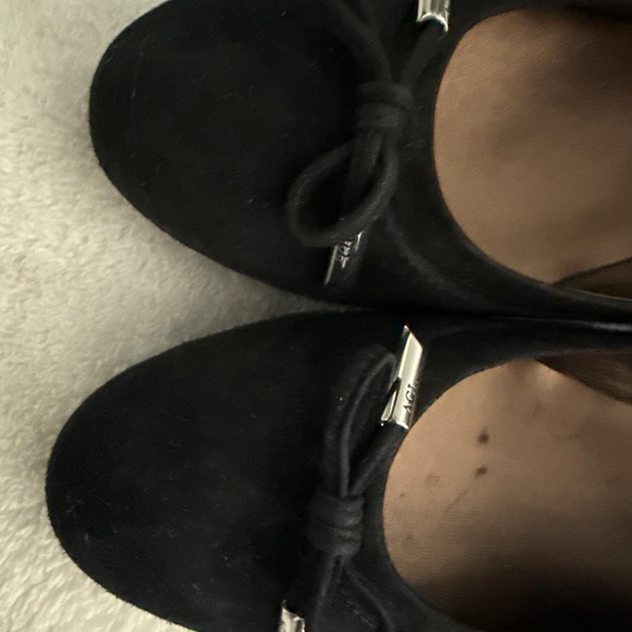 AGL “Kristin” Black Low Chunky Block Heels w/ Bow 7.5M NEW W/O BOX - Picture 4 of 8